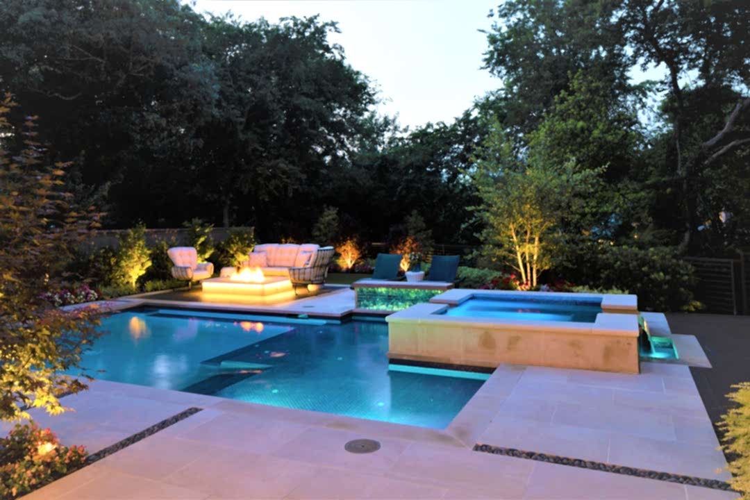 Pool LED Lighting Installation with Advance Pools Inc
